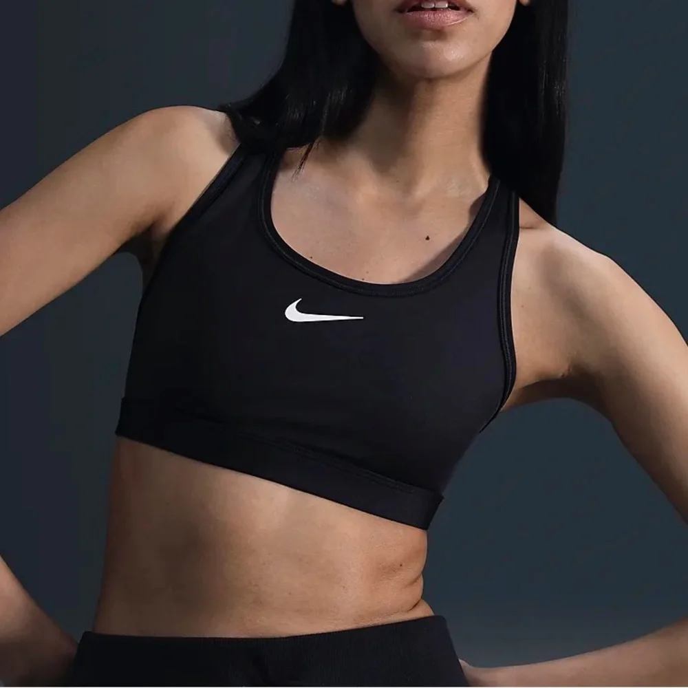 nwt Nike Swoosh Women's Black Sports Bra Size Small - Picture 4 of 14
